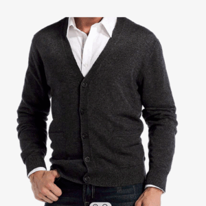 V-NECK CARDIGAN SWEATER