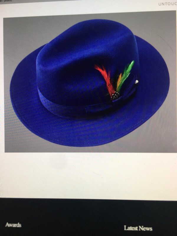 Dress Felt  Hat Navy Bleu