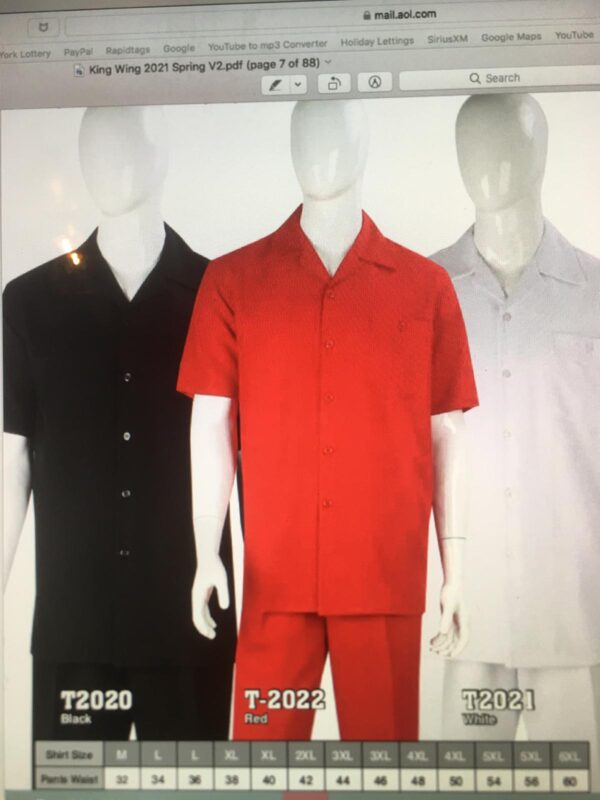 Short Sleeve Leisure Suit