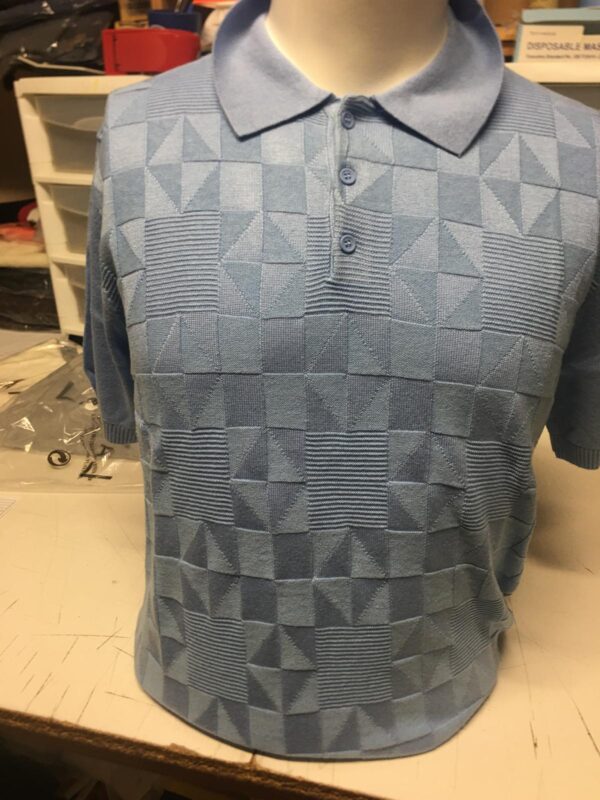 S/Sleeve Silver Sport Shirt